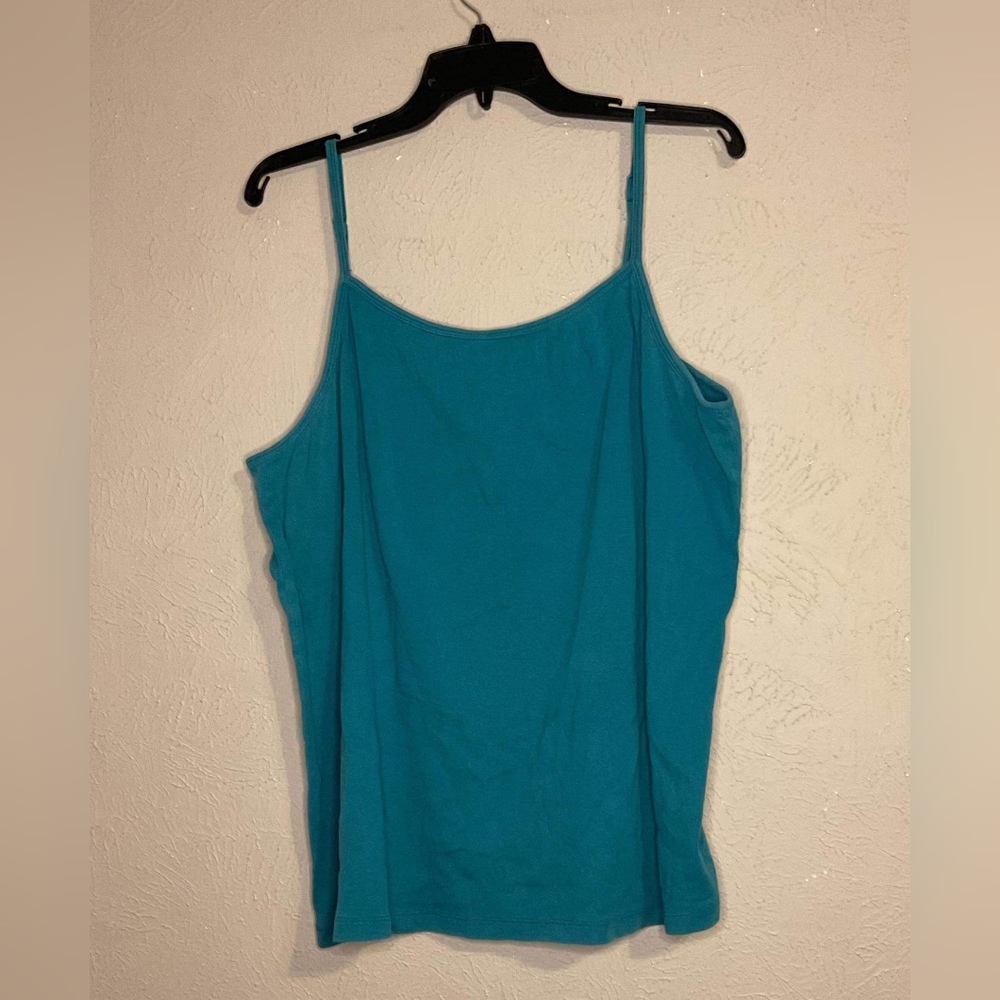 Cute turquoise plus size camisole 2X